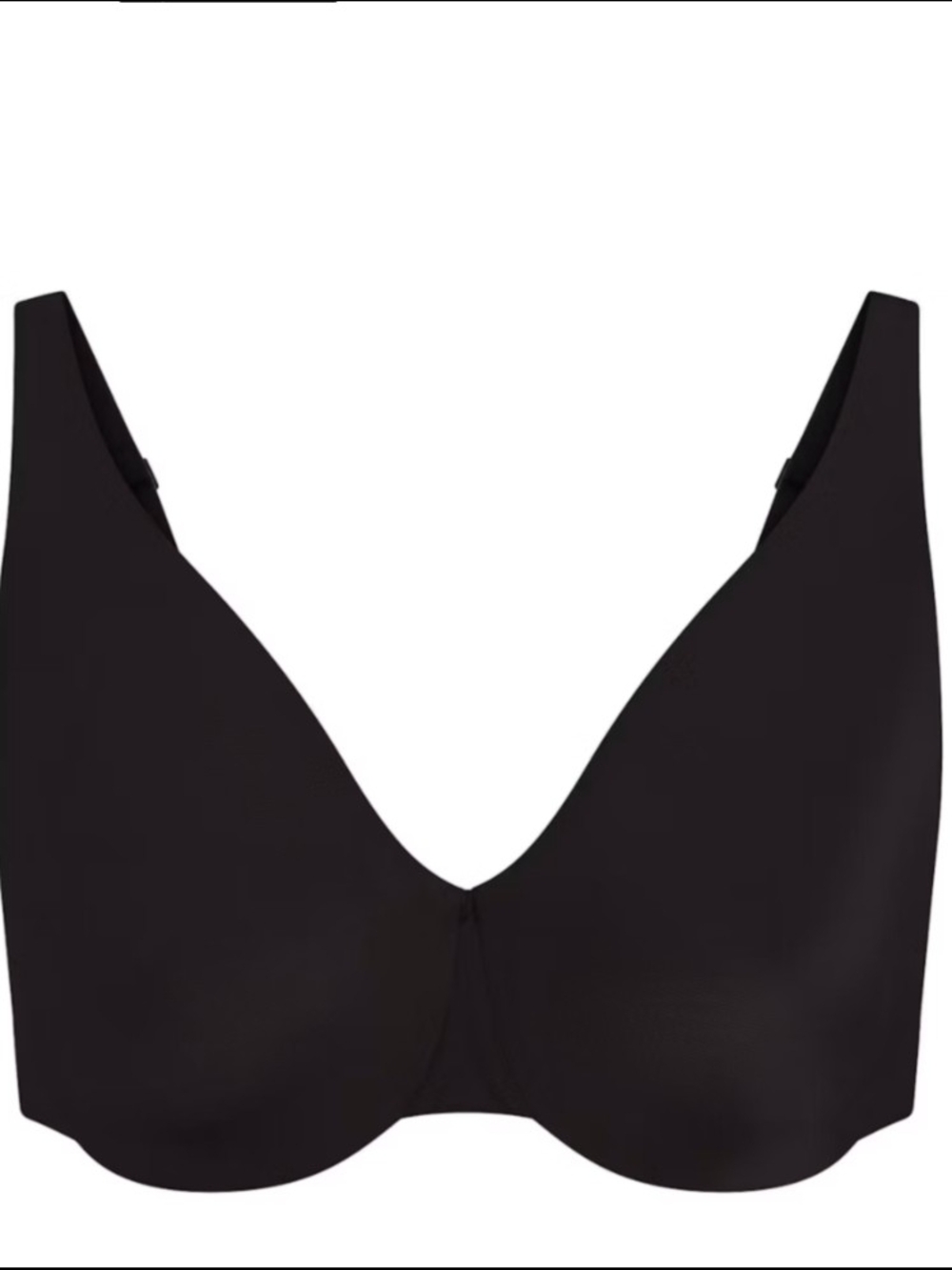 SKIMS NWOT Black Smooth Contour Bra